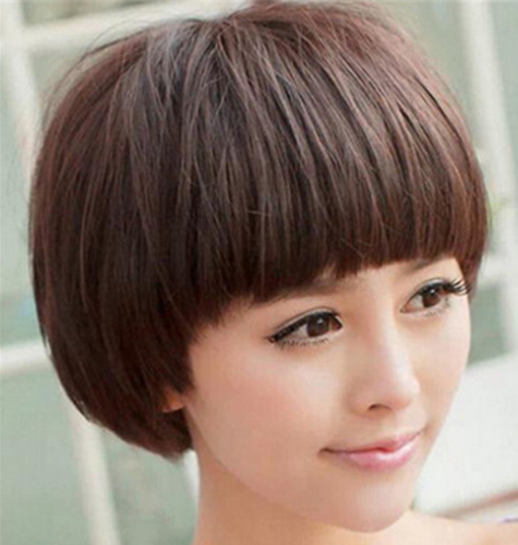 女生短发蘑菇头发型 个性不失可爱范儿