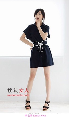 优雅简约的OL连衣裙